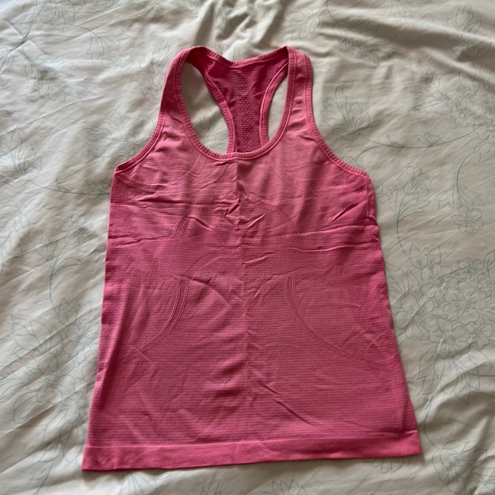 Lulu pink racer back size 4